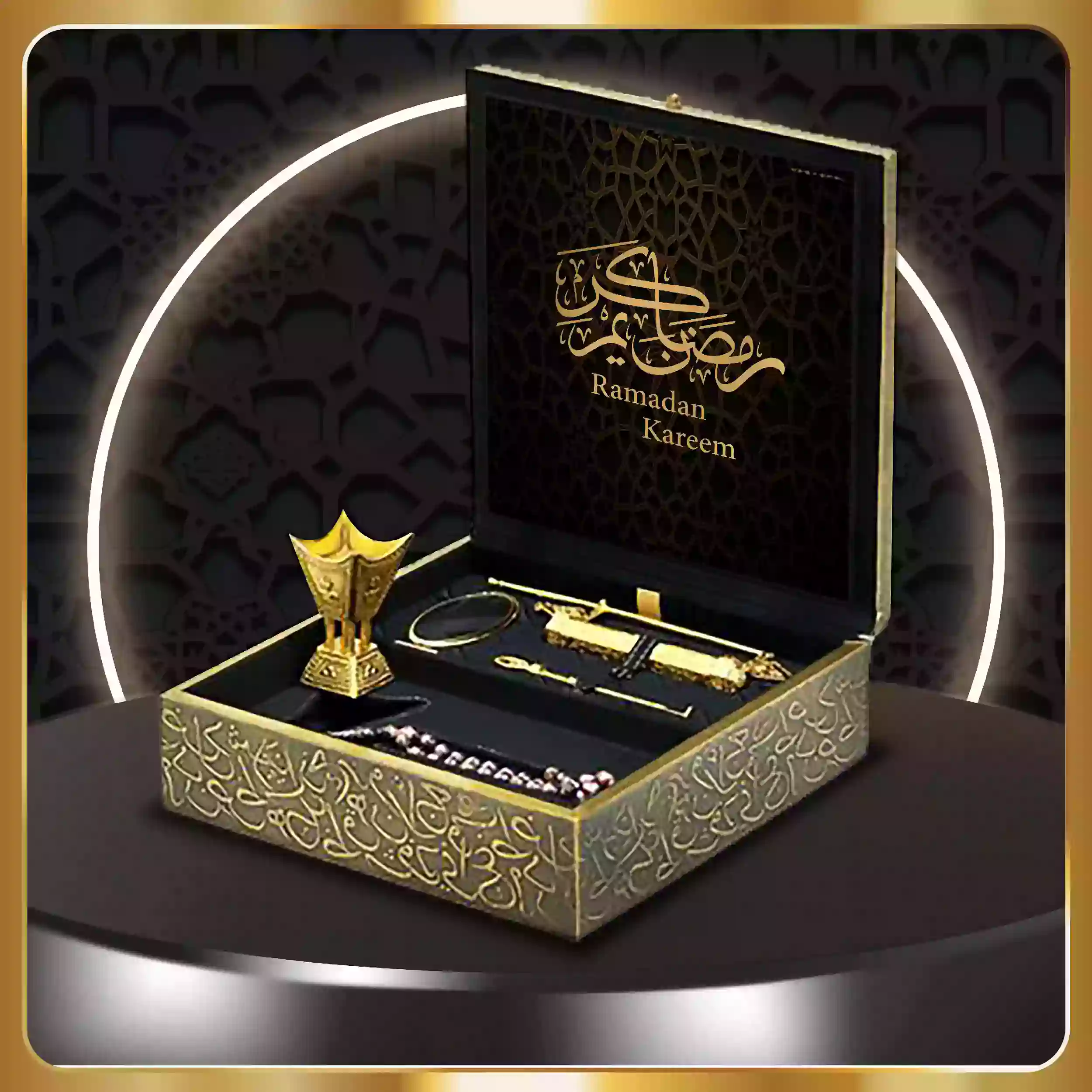 Contemporary glass trophy